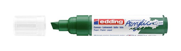 Edding 5000 Acrylic Marker Broad - groen - 1 stuk
