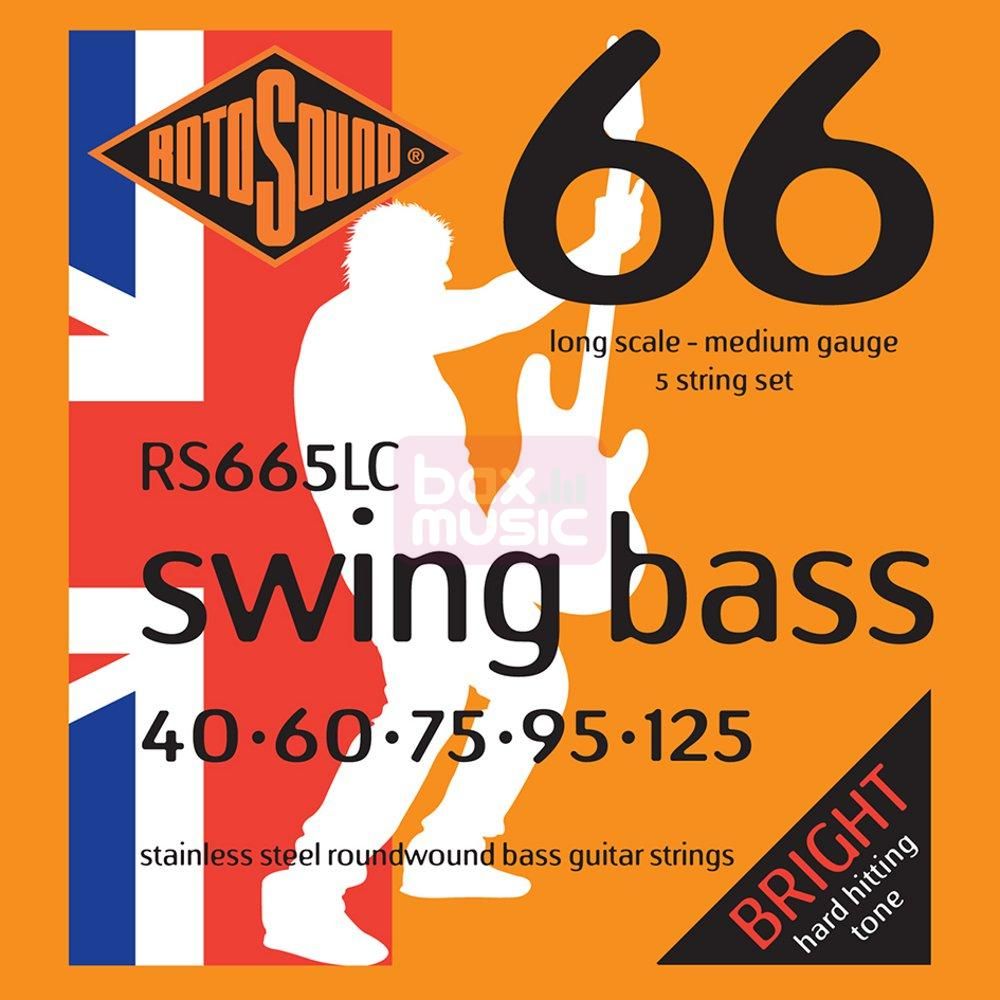 Rotosound 665LC Swing Bass 66 set basgitaarsnaren 40 - 125