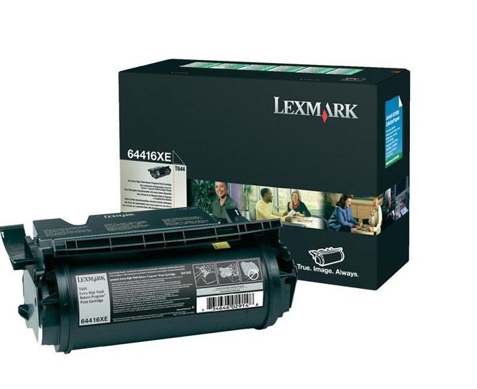 Lexmark T644 - Zwart - 21000 Pagina's - Printcartridge