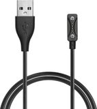kwmobile USB-oplaadkabel zwart voor Polar Ignite 3 / Pacer / Pacer Pro / Vantage V3 / Vantage M3