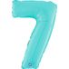 Grabo 26067PB-P Nummer 7 26Loon Single Pack, Lengte-26 Inch, Kleur, Pastel Blauw, One Size