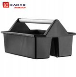 KADAX Gereedschapskist, kunststof draagtas in 2 maten, multifunctionele draagtas voor gereedschap, gereedschapskist met draaggreep, gereedschapsplank, gereedschapsdrager (50 x 30 cm)