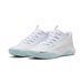 PUMA Dagger 2 middelhoge uniseks basketbalschoenen, Grijs/Wit/Zilver, Maat 41