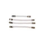 MSV 130071 4 spanvoorziening voor hoezen, wit, 8 x 0,1 x 0,1 cm