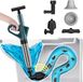 Shenzhen Haorui Industrial Technology Co., Ltd. Nettoyeur de drain gonflable pour toilettes et salle de bain - incluant 4 têtes interchangeables