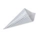 mopec Kegel Zilver Topos, Stof, Ivoor, 6 x 8 x 19 cm, 12 Stuk