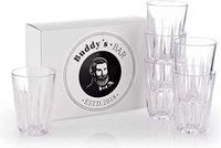 Buddy's Bar - drinkbekers set 6 stuks - Tritan kunststof - 150 ml - BPA vrij - transparant