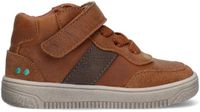 BunniesJR 225653-414 Jongens Hoge Sneakers - Bruin - Leer - Veters