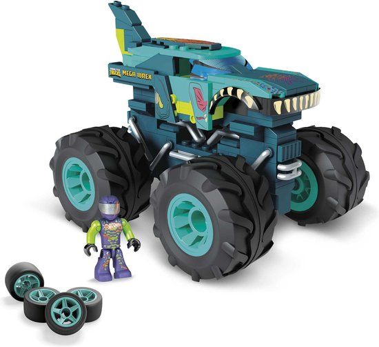 MEGA Construx Hot Wheels Mega Wrex Monster Truck Bouwset - 187 Onderdelen