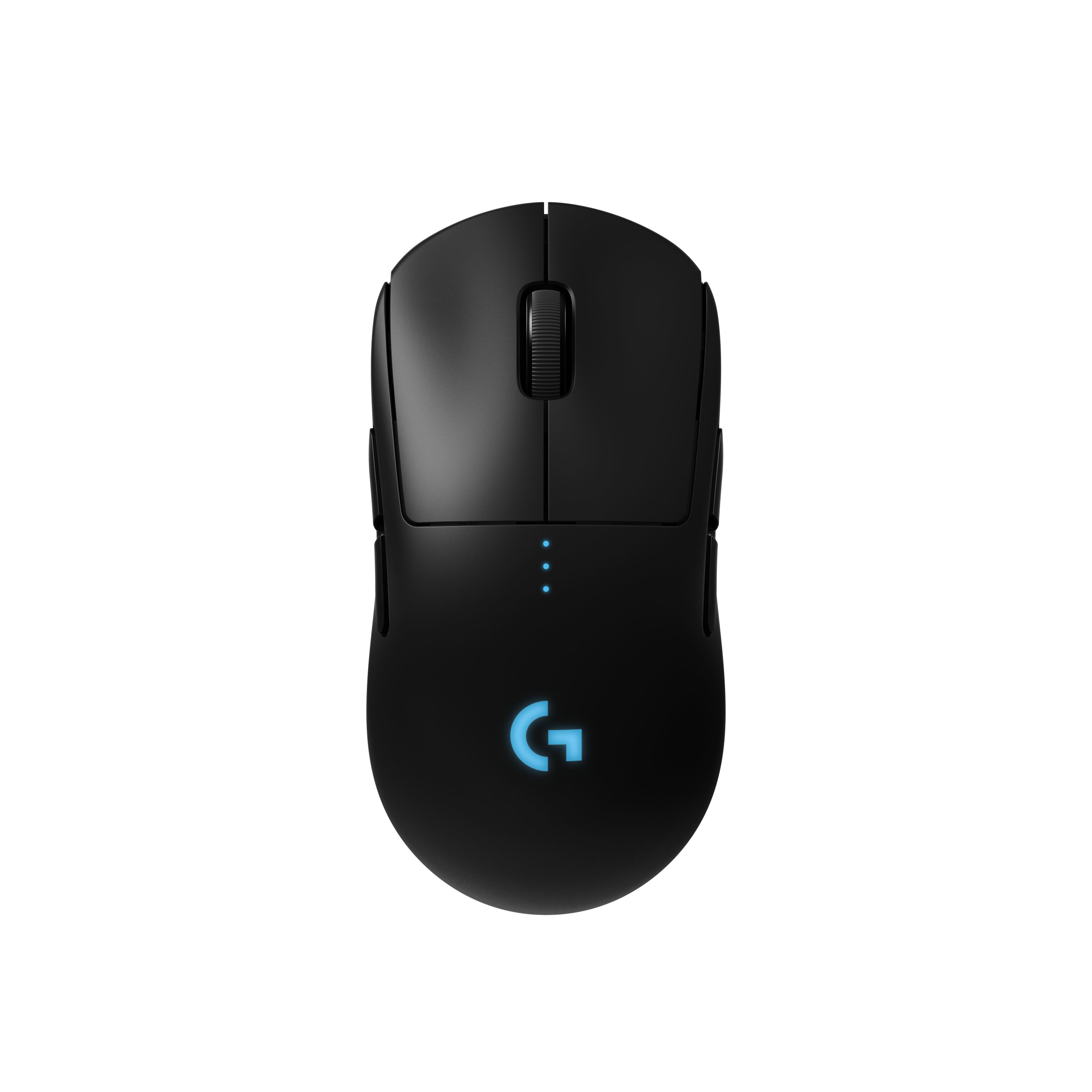 Logitech G Pro Wireless Gaming Mouse - 25600 DPI - RF Wireless - Ambidextrous - Black