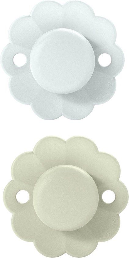 Suavinex Wonder Reversible Duo Aqua/Blue 0-6m 2 stuks Silicone Fopspenen SXSWP1084383