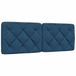 VidaXL Hoofdbordkussen 140 cm stof blauw