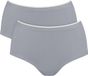 Sloggi Women GO Sense Highwaist (2-pack) - dames slip - grijs