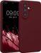 kwmobile telefoonhoesje geschikt voor Samsung Galaxy A56 5G - TPU backcover met siliconen coating - Smartphone case in bordeaux-violet