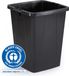 Durable Durabin 90 liter afvalbak, zwart, 6 stuks