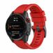 By Qubix Qubix - Siliconen sportbandje - Rood - Geschikt voor Garmin Fenix 9 / 9 pro - 47mm - Bandbreedte: 22mm