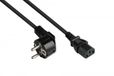 Alcasa P0130-S075 Netsnoer Zwart 7,5 m Netstekker type E+F C13 stekker