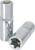 KS Tools 918.1763-E 1/2 \"CHROMEplus Torx-E-socket, lang, E12, op hanger, inch