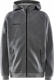 Craft CORE Soul Full Zip Hood Jr Dk Grey Melange