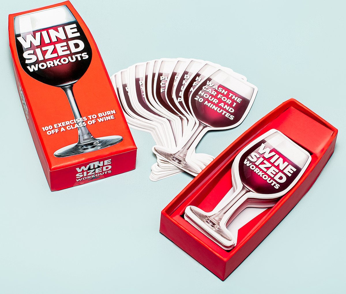 Gift Republic Wine Sized Workouts (100 Oefeningen)