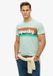 Superdry Terrain gestreept T-shirt met logo - Heren - Maat M