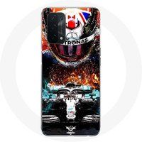 Maniacase Etui voor Oppo A74 5G lewis hamilton mercedes 44