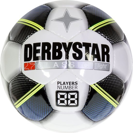 Derbystar VoetbalVolwassenen - wit/blauw/geel/zwart