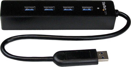 StarTech.com 4-poorts USB 3.0 Hub - Zwart