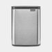 Brabantia Bo Poubelle - 7 l - Acier mat résistant aux traces de doigts - 8710755222962