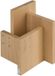 Artelegno Kombi Bloc magnétique pour couteaux / support ustensiles de cuisine - Hêtre