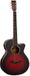 Tanglewood Winterleaf E AVB Super Folk Cutaway Massief Bovenblad Elektro-Akoestische Gitaar Autumn Vintage Burst Hoogglans