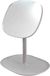 Svenska Living miroir de maquillage de salle de bain - sur pied - gris - 21,5 x 17,5 cm - plastique - miroir de rasage