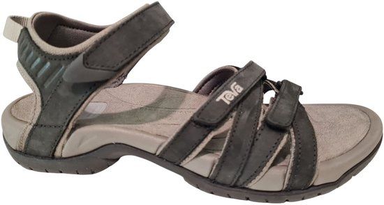 Teva Tirra Leather Sandalen - Dames - Zwart
