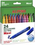 Alpino AR000007 viltstift Extra vet Meerkleurig 24 stuk(s)