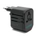 OVERMUST Universele reisadapter met 2 USB-aansluitingen