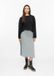 s.Oliver - Zachte jerseyrok met naaddetails - Grijs - Maat 48