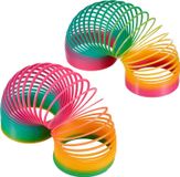 Grote regenboog trapveren (10 cm) - Set van 2