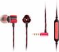 iTek Taurus IE100 In-ear Stereofonisch Zwart, Rood