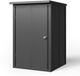 GFP Primeyard Metalen tuinkast 84x84x131 cm gereedschapskast weerbestendig antraciet incl. Vloer