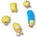 Crocs The Simpsons Serie Jibbitz Piny Schoenaccessoire - 5 stuks