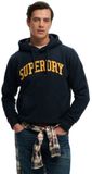 Superdry Vintage Athletic Hoodie Heren M Eclipse Navy