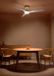 Create WIND CALM CUSTOM RATTAN Plafondventilator - Ø132cm - Salie rotan, Wit
