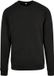 Build Your Brand Organic Basic Crew Sweater Zwart Maat M