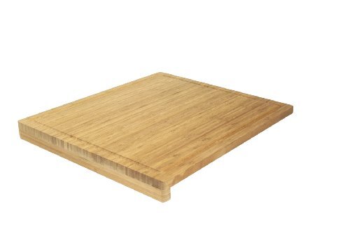 Ambiance Nature 508815 bamboe snijplank met rand, 52,5 x 46 x 1,9 cm