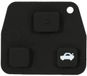 Merkloos 3 Knoppen Afstandsbediening Auto Sleutel Fob Shell Cover Case Rubber Pad Voor A-ven-sis Co-ro-l-la Rav-4