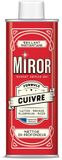 Miror 2XMIROR Koper – Metaalreiniger – Messing, brons, aluminium, staal en zink – Reinigt en glanst – Antioxidant – Gemaakt in Frankrijk – Fles 250 ml