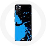 Nike Hoesje voor Xiaomi Redmi Note 11s 5G Logo Blauw en Zwart Maniacase