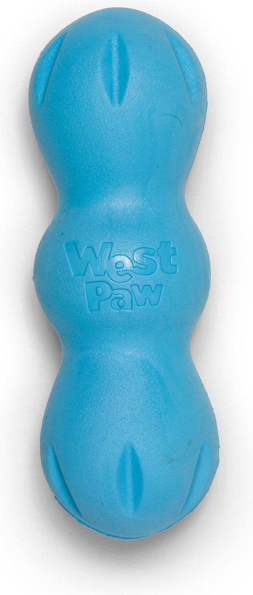 West Paw Rumpus Zogoflex - Extra sterk hondenspeeltje - Blauw - Small