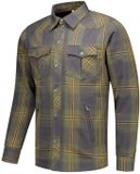 Rusty Stitches Neil V2 Motorfiets Shirt Blauw/groen M
