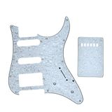 KAISH Gitaar HSS Slagplaat en Tremolo Trem Cover Back Plate past op Yamaha PACIFICA Gitaar White Pearl